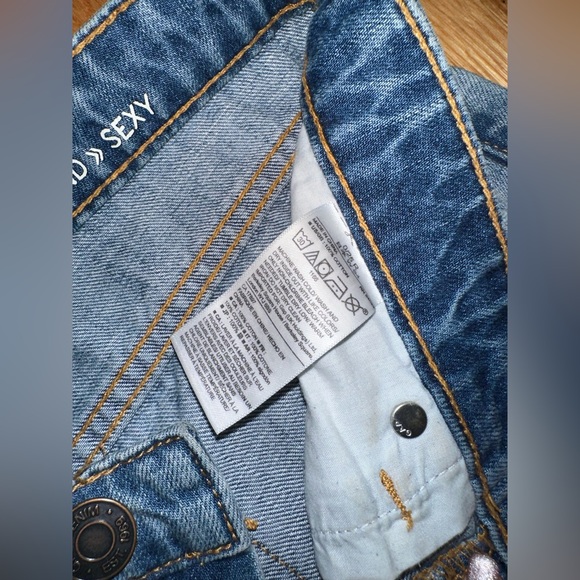 Boyfriend Fit Blue Dyed Distressed Denim GAP Jean Women US 0 - Picture 7 of 7